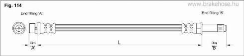 KK95KFT FT0331 - Flexible de frein cwaw.fr