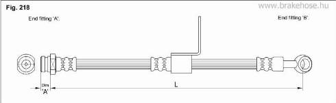 KK95KFT FT0218 - Flexible de frein cwaw.fr