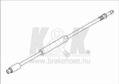 KK95KFT FT0281 - Flexible de frein cwaw.fr