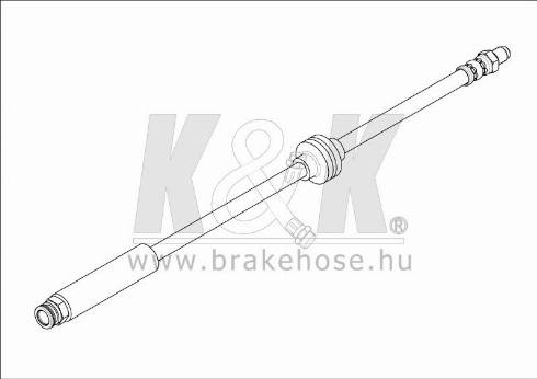 KK95KFT FT1548 - Flexible de frein cwaw.fr