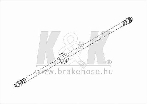 KK95KFT FT1587 - Flexible de frein cwaw.fr