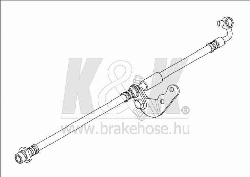 KK95KFT FT1530 - Flexible de frein cwaw.fr