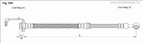 KK95KFT FT1049 - Flexible de frein cwaw.fr