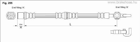 KK95KFT FT1182 - Flexible de frein cwaw.fr