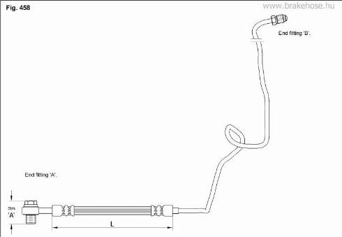 KK95KFT FT1355 - Flexible de frein cwaw.fr