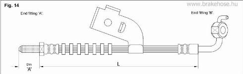 KK95KFT FT3516 - Flexible de frein cwaw.fr