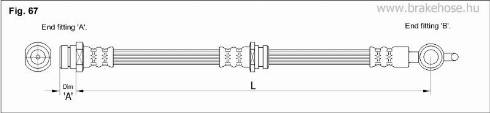 KK95KFT FT3302 - Flexible de frein cwaw.fr