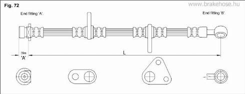 KK95KFT FT3289 - Flexible de frein cwaw.fr