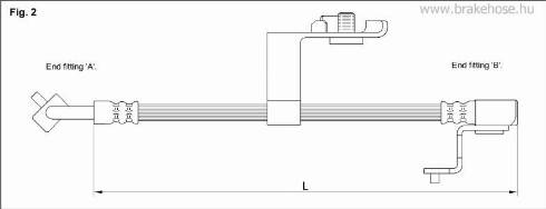 KK95KFT FT2510 - Flexible de frein cwaw.fr