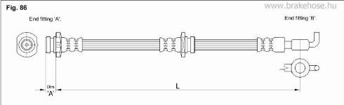 KK95KFT FT2833 - Flexible de frein cwaw.fr