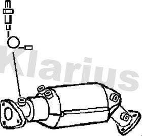 Klarius 390699 - Filtre à particules / à suie, échappement cwaw.fr