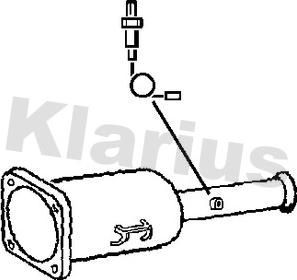 Klarius 390193 - Filtre à particules / à suie, échappement cwaw.fr