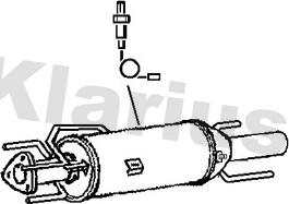 Klarius 390248 - Filtre à particules / à suie, échappement cwaw.fr