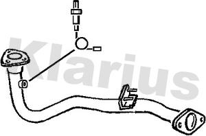 Klarius 301314 - Tuyau d'échappement cwaw.fr