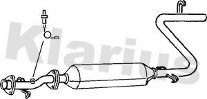 Klarius 311168 - Catalyseur cwaw.fr