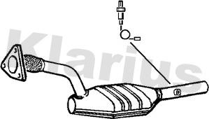 Klarius 321658 - Catalyseur cwaw.fr