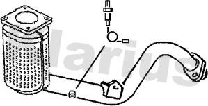 Klarius 312821 - Catalyseur cwaw.fr