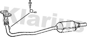 Klarius 380237 - Catalyseur cwaw.fr