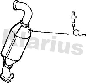 Klarius 323955 - Catalyseur cwaw.fr