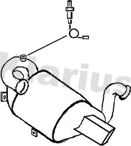 Klarius 323966 - Catalyseur cwaw.fr