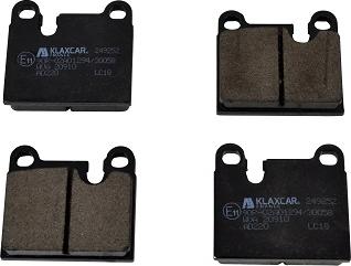 Klaxcar France 24925z - Kit de plaquettes de frein, frein à disque cwaw.fr