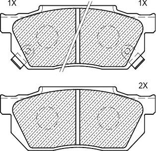 Klaxcar France 24921z - Kit de plaquettes de frein, frein à disque cwaw.fr