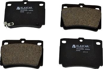 Klaxcar France 24922z - Kit de plaquettes de frein, frein à disque cwaw.fr