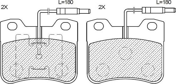 Klaxcar France 24530z - Kit de plaquettes de frein, frein à disque cwaw.fr