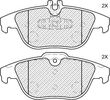 Klaxcar France 24666z - Kit de plaquettes de frein, frein à disque cwaw.fr