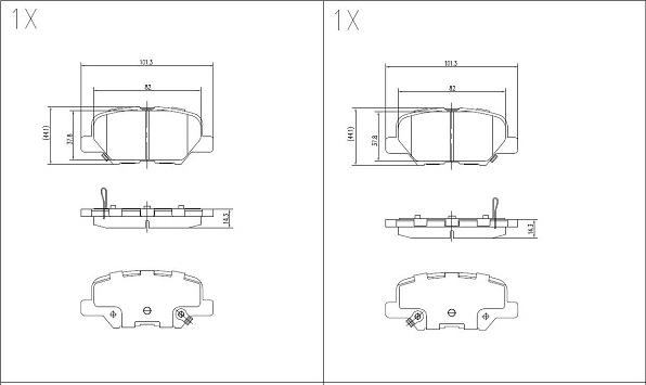 Klaxcar France 24663z - Kit de plaquettes de frein, frein à disque cwaw.fr