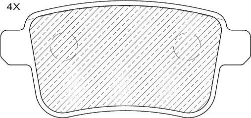 Klaxcar France 24603z - Kit de plaquettes de frein, frein à disque cwaw.fr