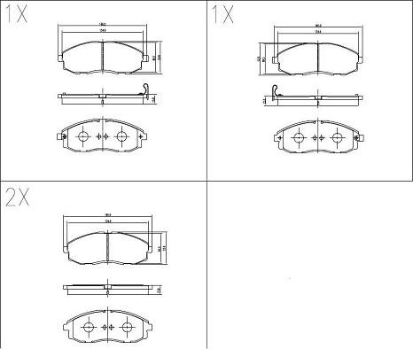 Klaxcar France 24602z - Kit de plaquettes de frein, frein à disque cwaw.fr