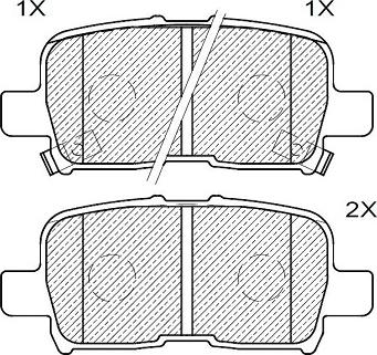 Klaxcar France 24619z - Kit de plaquettes de frein, frein à disque cwaw.fr