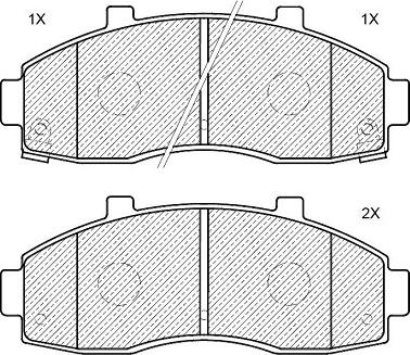 Klaxcar France 24612z - Kit de plaquettes de frein, frein à disque cwaw.fr