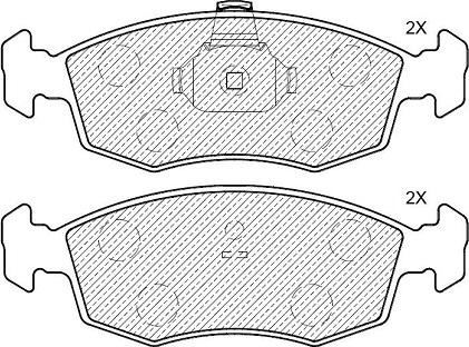 Klaxcar France 24617z - Kit de plaquettes de frein, frein à disque cwaw.fr