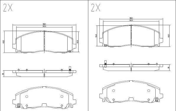 Klaxcar France 24639z - Kit de plaquettes de frein, frein à disque cwaw.fr