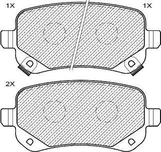 Klaxcar France 24638z - Kit de plaquettes de frein, frein à disque cwaw.fr