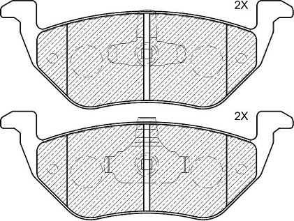 Klaxcar France 24628z - Kit de plaquettes de frein, frein à disque cwaw.fr