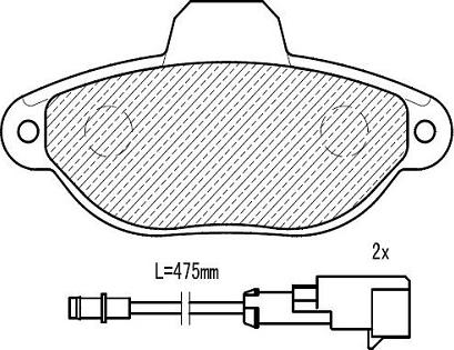 Klaxcar France 24627z - Kit de plaquettes de frein, frein à disque cwaw.fr