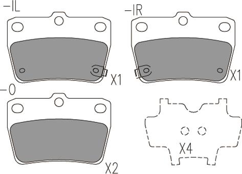 Klaxcar France 24047z - Kit de plaquettes de frein, frein à disque cwaw.fr