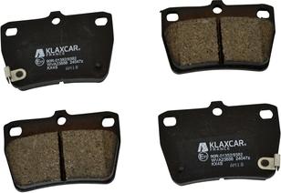 Klaxcar France 24047z - Kit de plaquettes de frein, frein à disque cwaw.fr