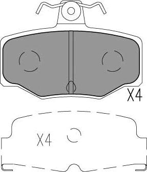 Klaxcar France 24058z - Kit de plaquettes de frein, frein à disque cwaw.fr