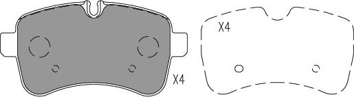 Klaxcar France 24077z - Kit de plaquettes de frein, frein à disque cwaw.fr