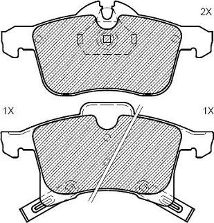 Klaxcar France 24148z - Kit de plaquettes de frein, frein à disque cwaw.fr