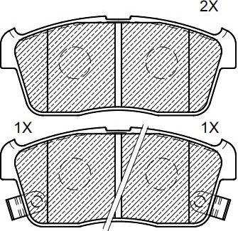 Klaxcar France 24156z - Kit de plaquettes de frein, frein à disque cwaw.fr