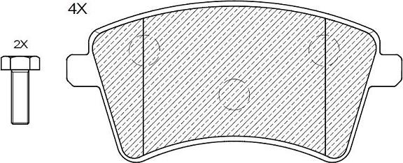 Klaxcar France 24119z - Kit de plaquettes de frein, frein à disque cwaw.fr