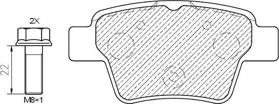 Klaxcar France 24183z - Kit de plaquettes de frein, frein à disque cwaw.fr