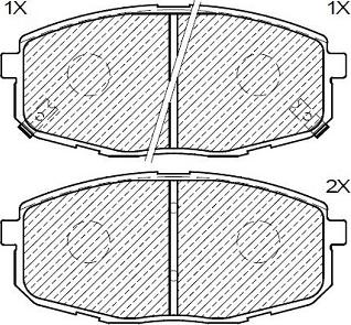 Klaxcar France 24135z - Kit de plaquettes de frein, frein à disque cwaw.fr