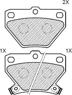 Klaxcar France 24122z - Kit de plaquettes de frein, frein à disque cwaw.fr