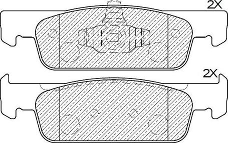 Klaxcar France 24178z - Kit de plaquettes de frein, frein à disque cwaw.fr